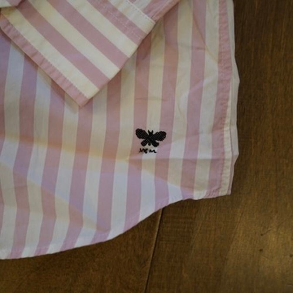 Weekend Maxmara Long Sleeve Button Down Striped T… - image 3